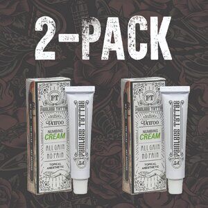 2-PACK ~ Painless Tattoo Numbing Cream (10g) ~ NEW